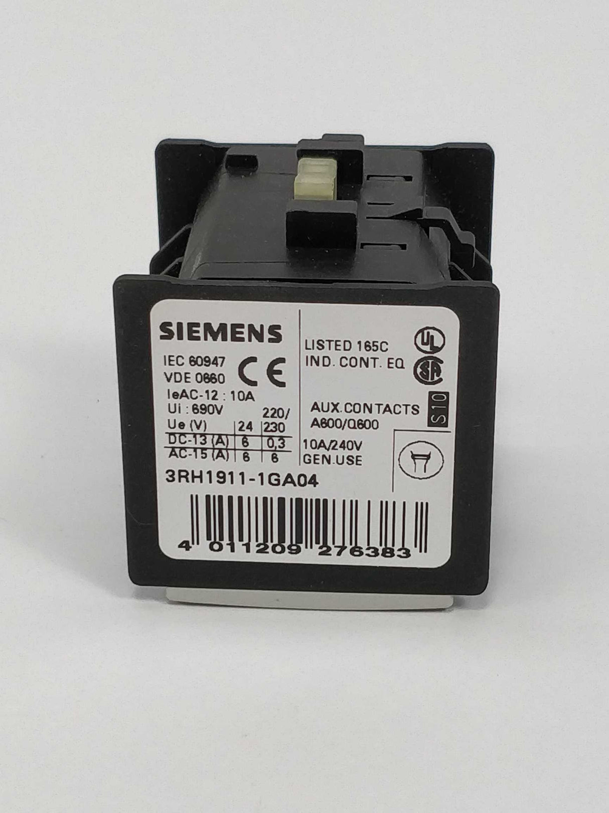 Siemens 3RH1911-1GA04 Auxiliary switch block E05