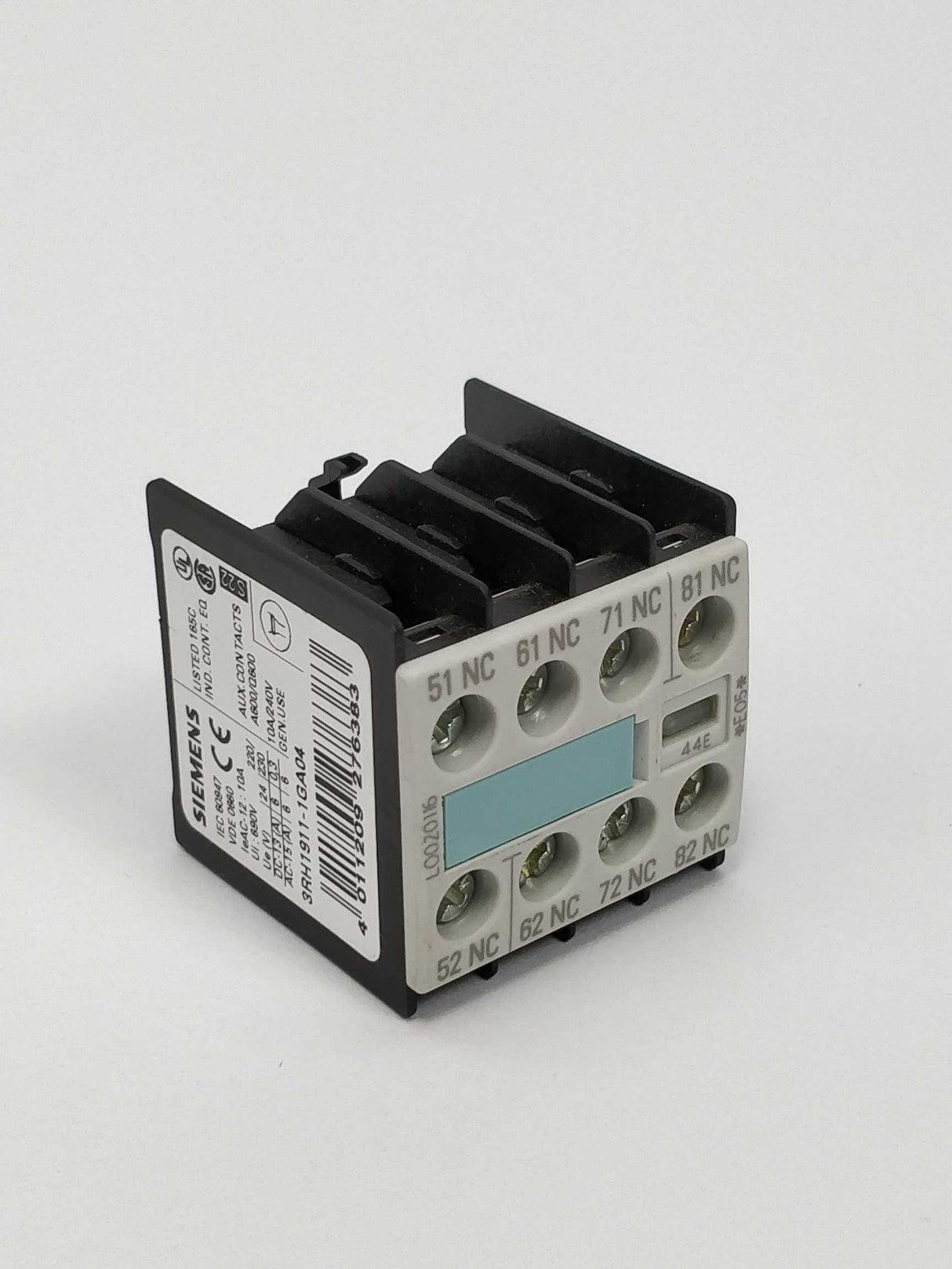 Siemens 3RH1911-1GA04 Auxiliary switch block E05