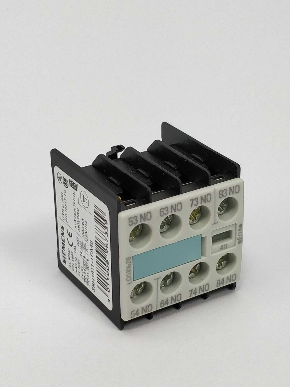 Siemens 3RH1911-1FA40 Auxiliary switch block E04