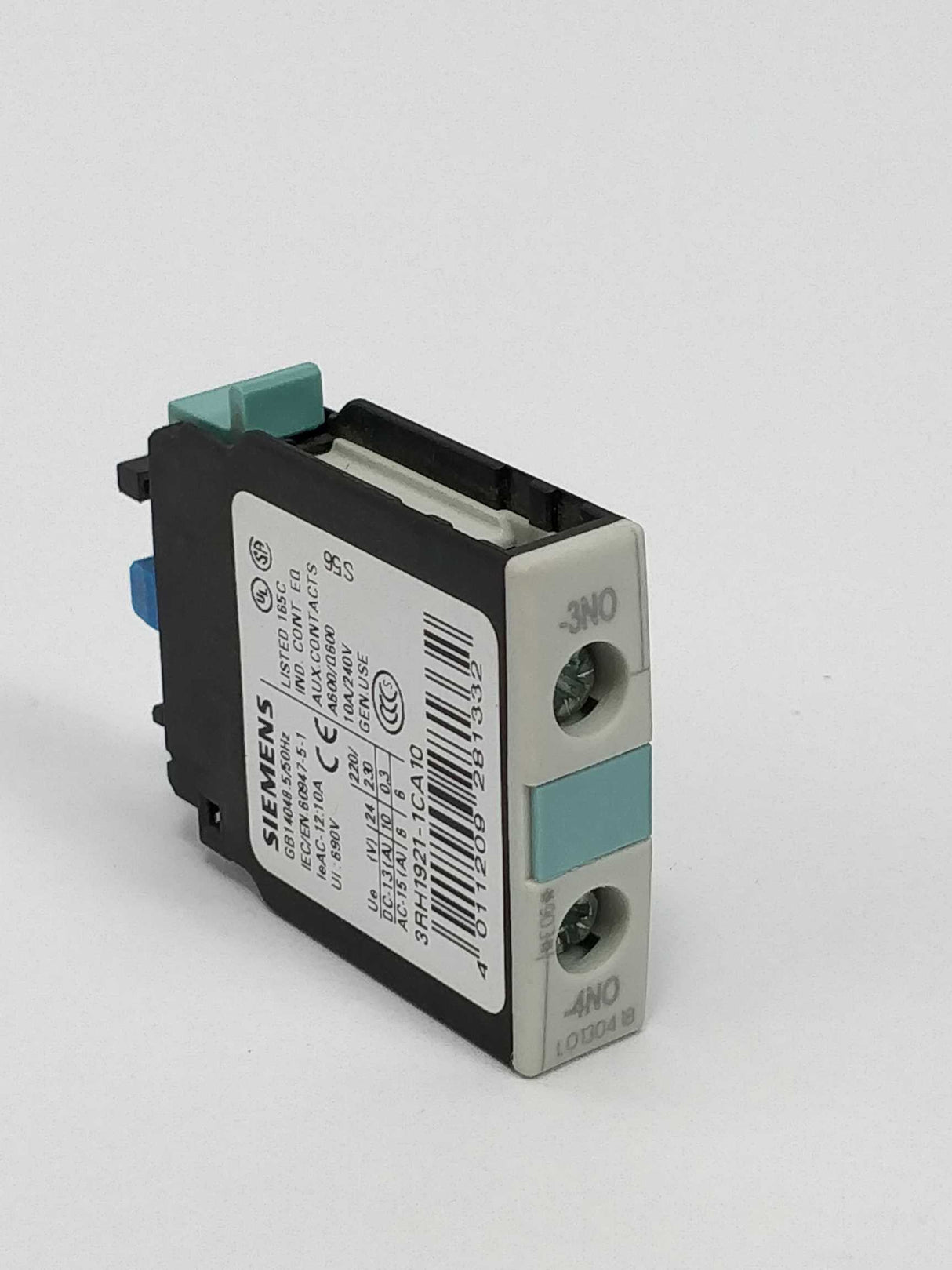 Siemens 3RH1921-1CA10 Front-side auxiliary switch E06 2pcs