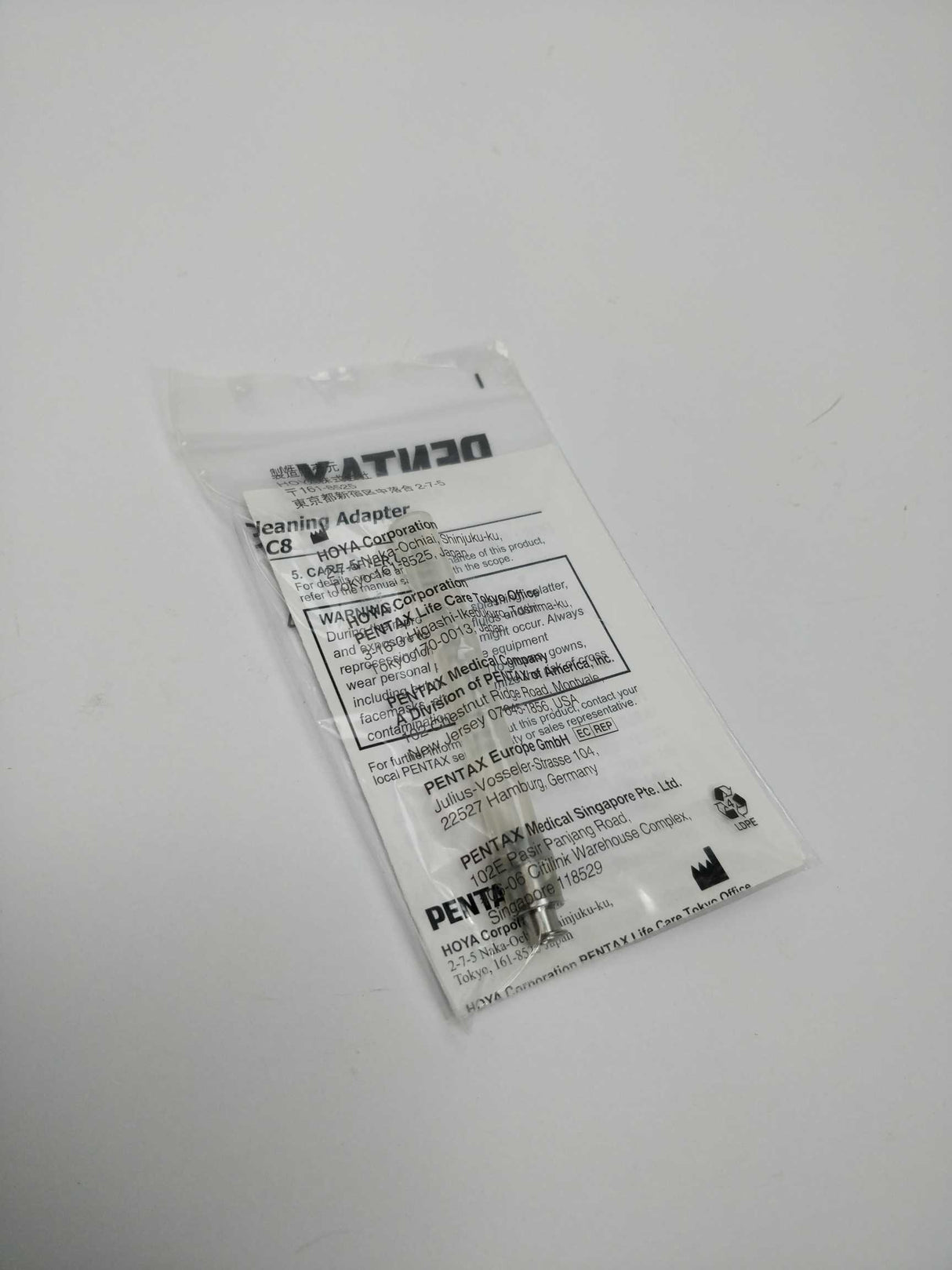 Pentax OE-C8 Endoscope suction nipple cleaning adapter