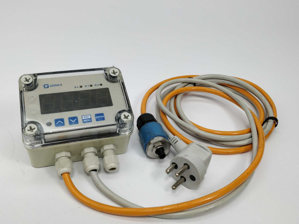 Simex SRP-N118-1821-1-2-001 LED digital panel process meter