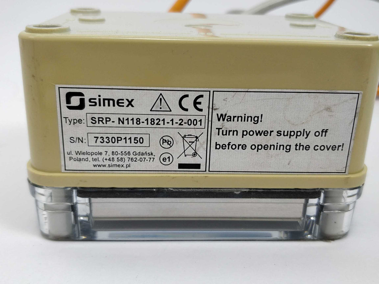 Simex SRP-N118-1821-1-2-001 LED digital panel process meter