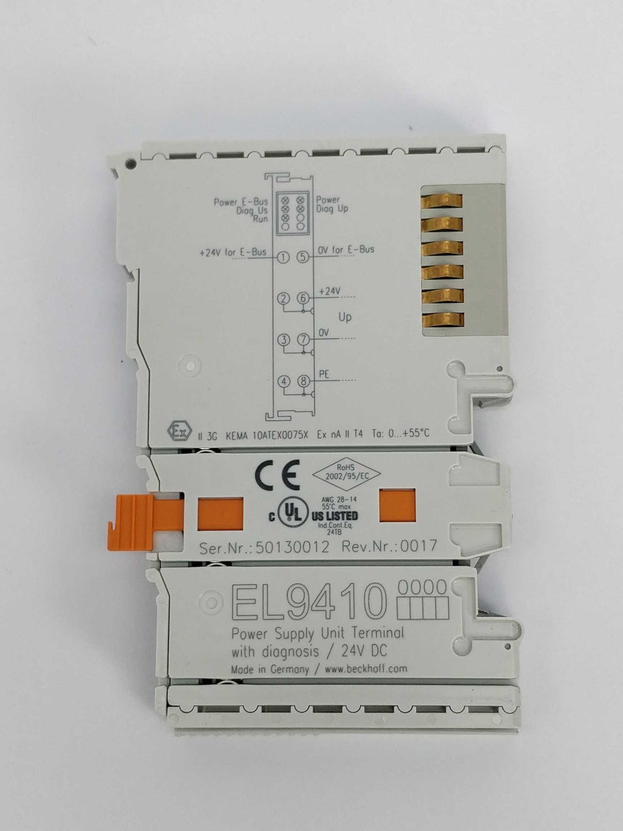 Beckhoff EL9410 Power supply unit terminal with diagnosis