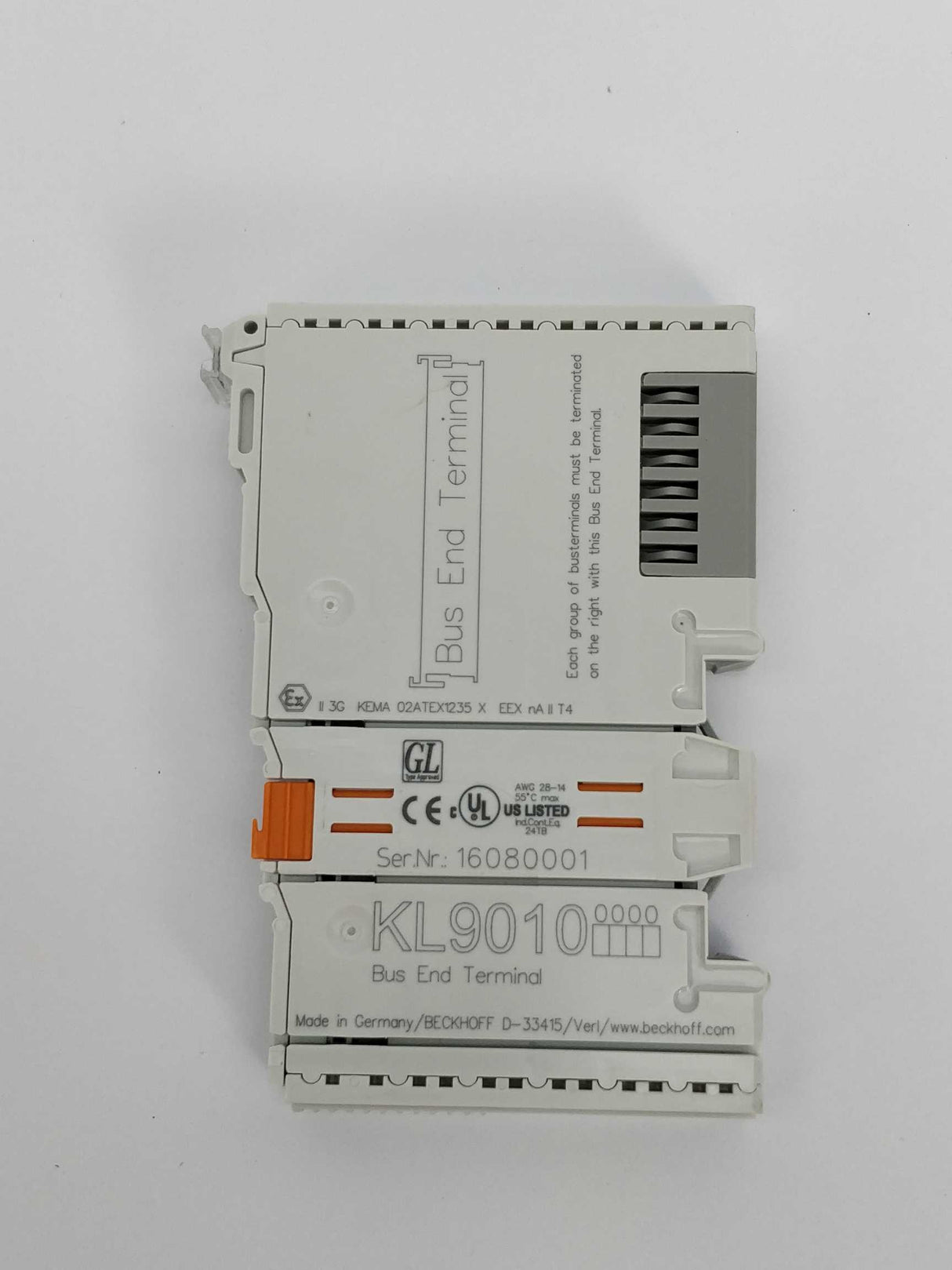 Beckhoff KL9010 Bus end terminal 5 Pcs.