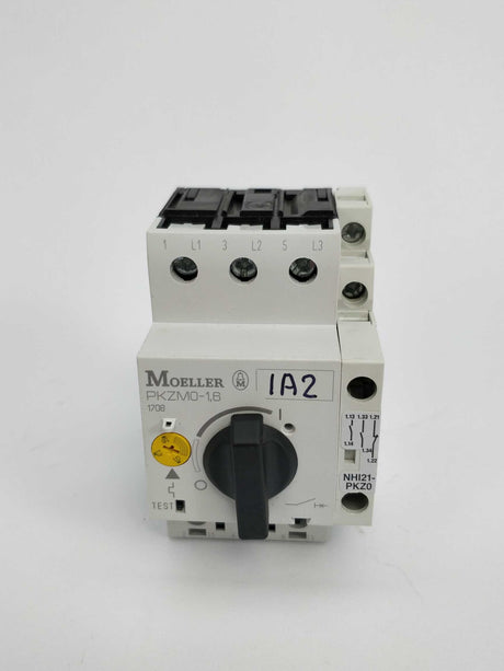 MOELLER PKZM0-1,6 Motor controller with NHI21-PKZ0