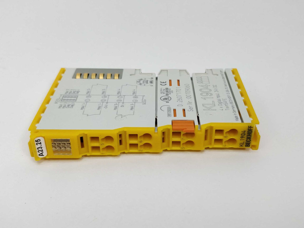 Beckhoff KL1904 4-channel digital input, 24 V DC, TwinSAFE