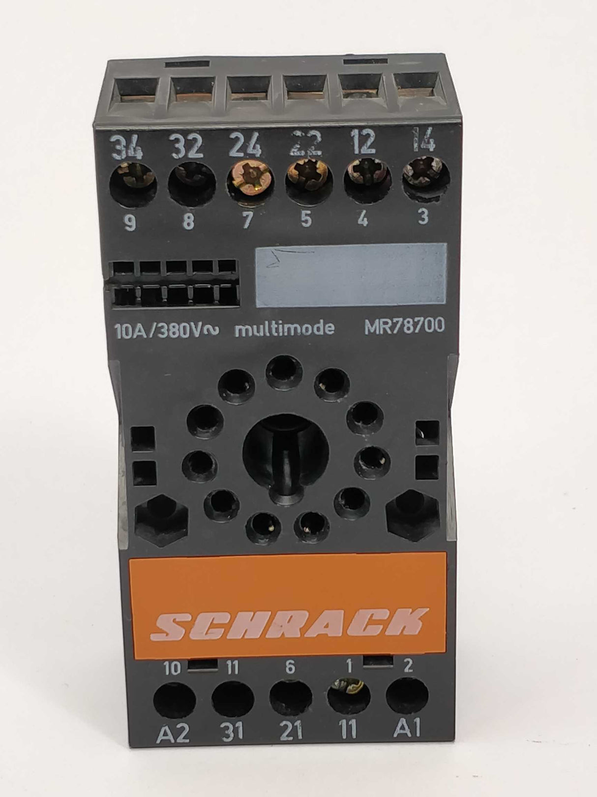 Schrack MR78700 11-pole socket for 3-pole MT-relays