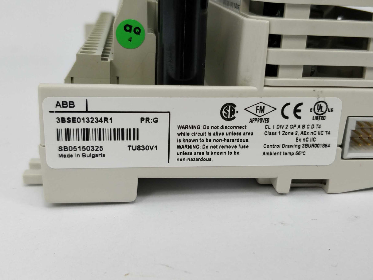 ABB 3BSE008508R1 DI810 with 3BSE013234R1 TU830V1