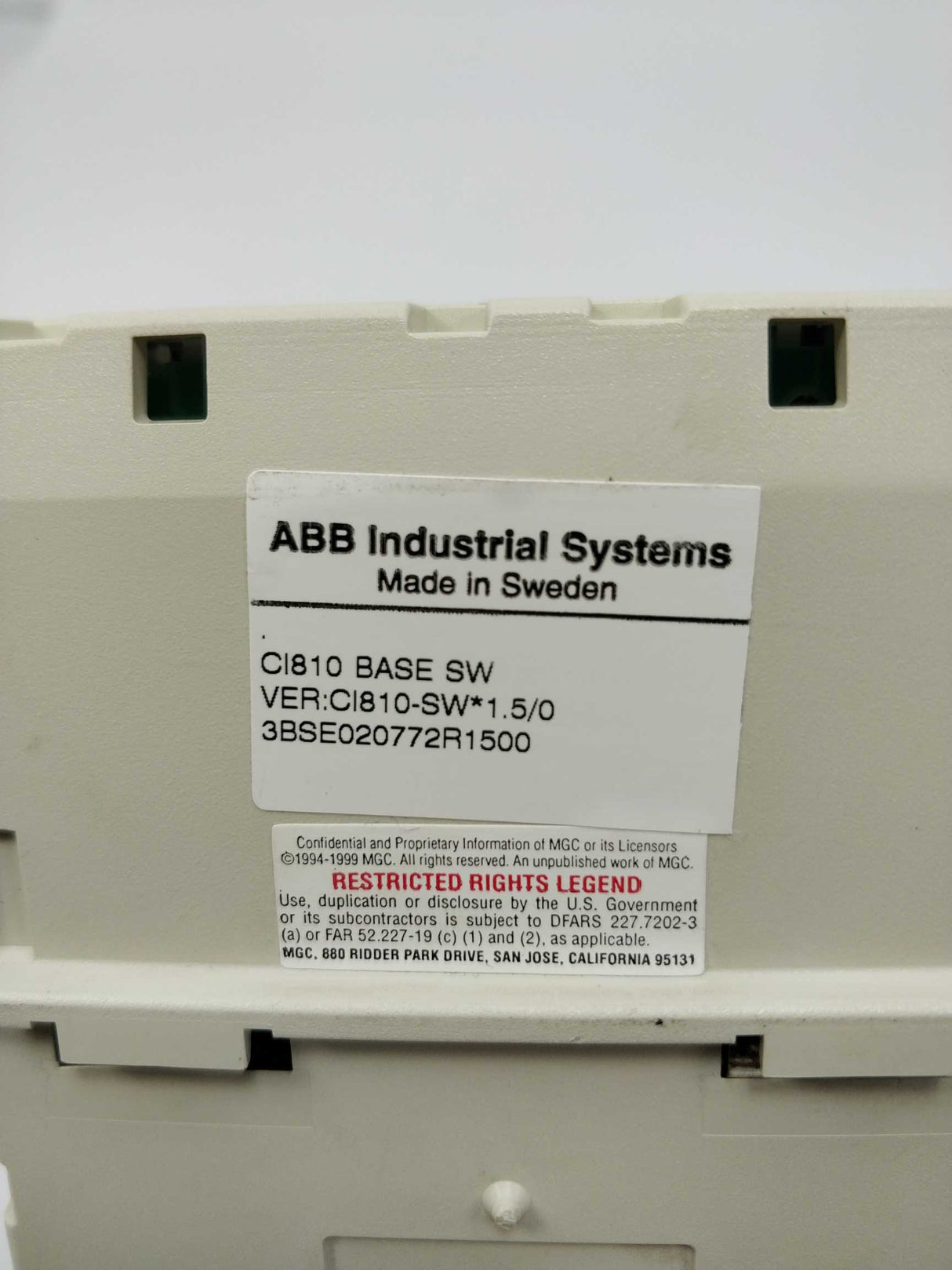 ABB 3BSE013262R1 CI810A Communication Interface