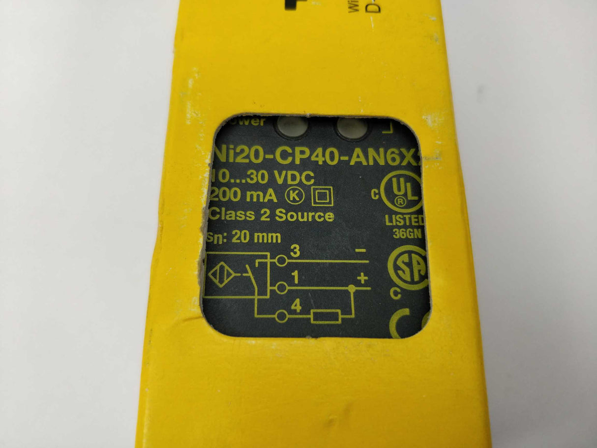 Turck NI20-CP40-AN6X2 Inductive Sensor 10…30VDC, New