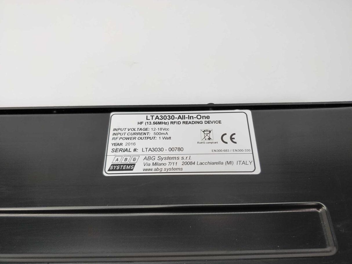 ABG SYSTEMS LTA3030-00780 LTA3030-All-In-One RFID Reader