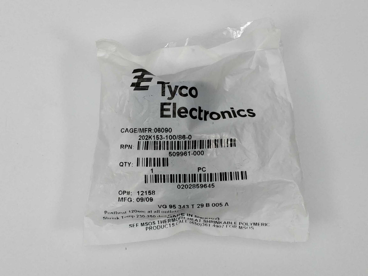 TE 202K153-100/86-0 Heat Shrink Boot