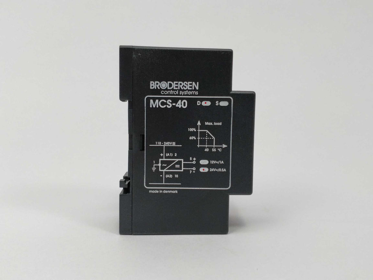 Brodersen Controls MCS-40 switch mode power supply 12/24VDC