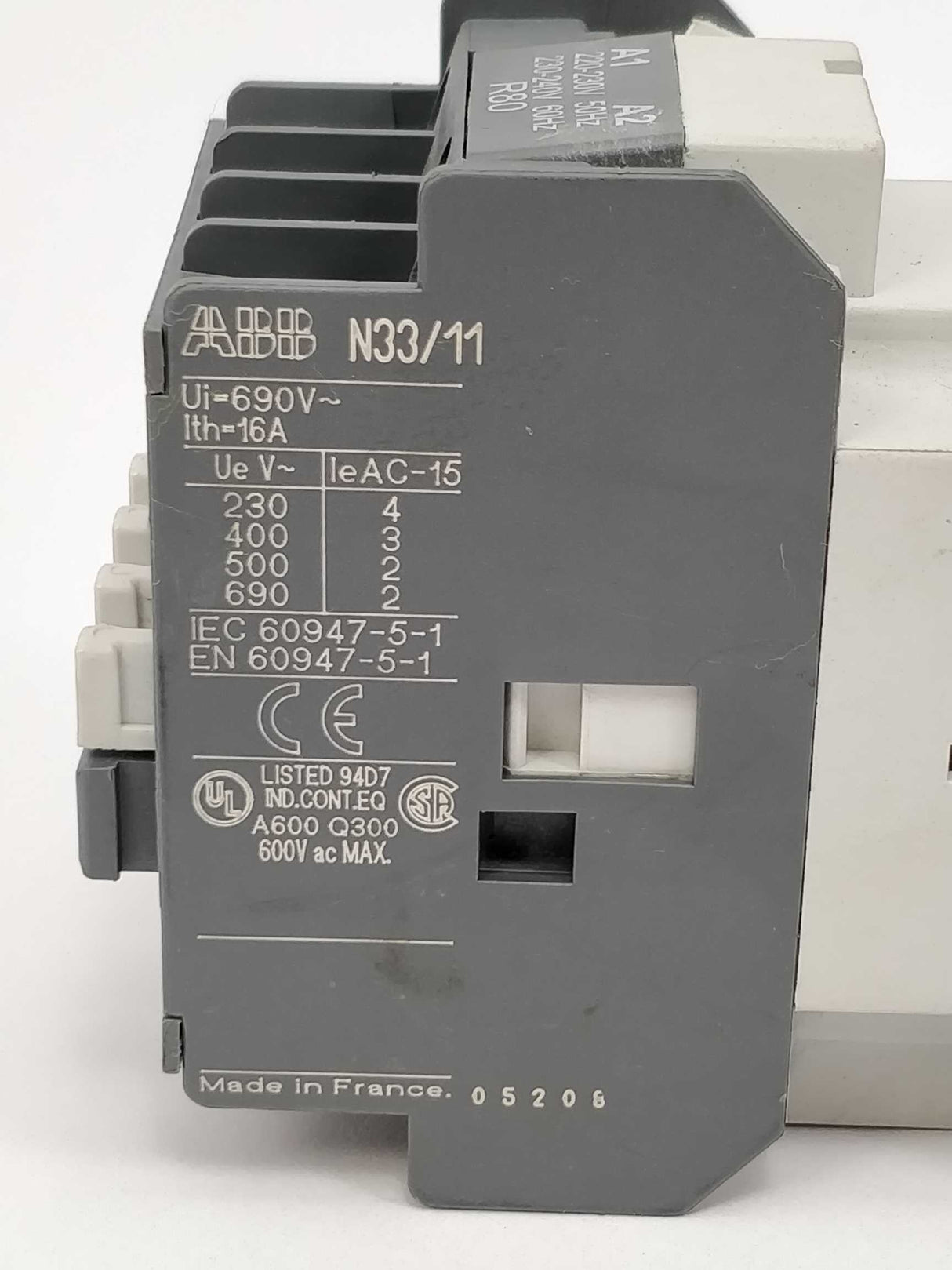 ABB N33/11 Contactor relay