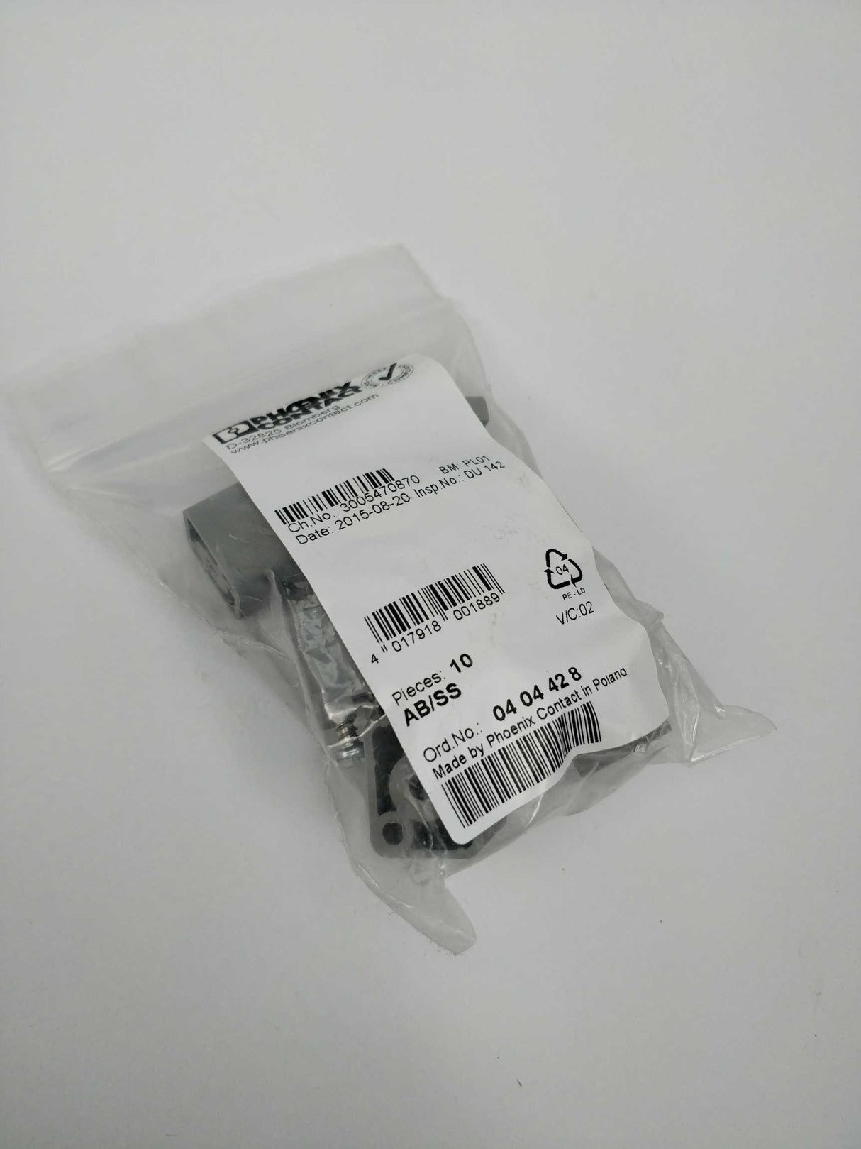 Phoenix Contact 0404428 Support bracket AB/SS 10pcs