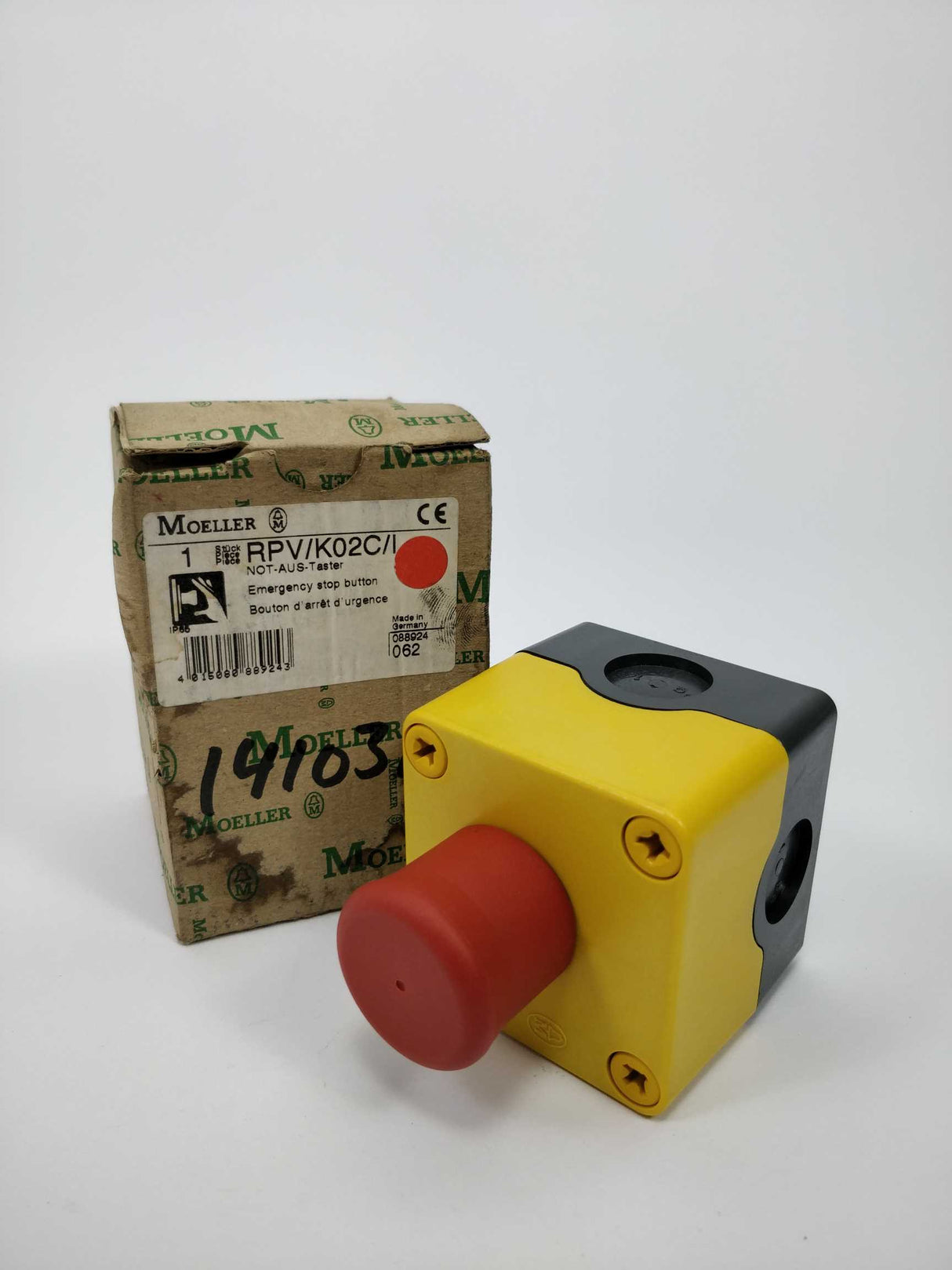 MOELLER RPV/K02C/I Emergensy stop button