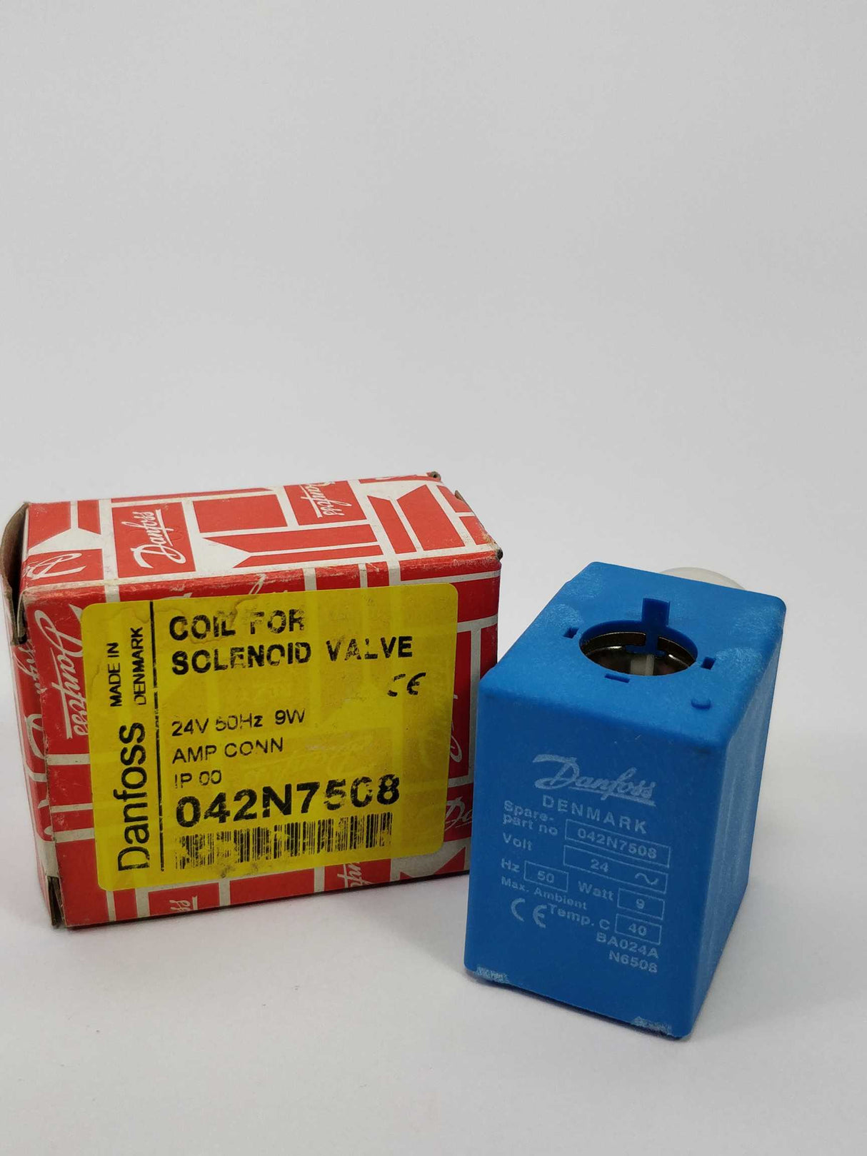 Danfoss 042N7508 Coil for solenoid valve 24VDC 50Hz 9W