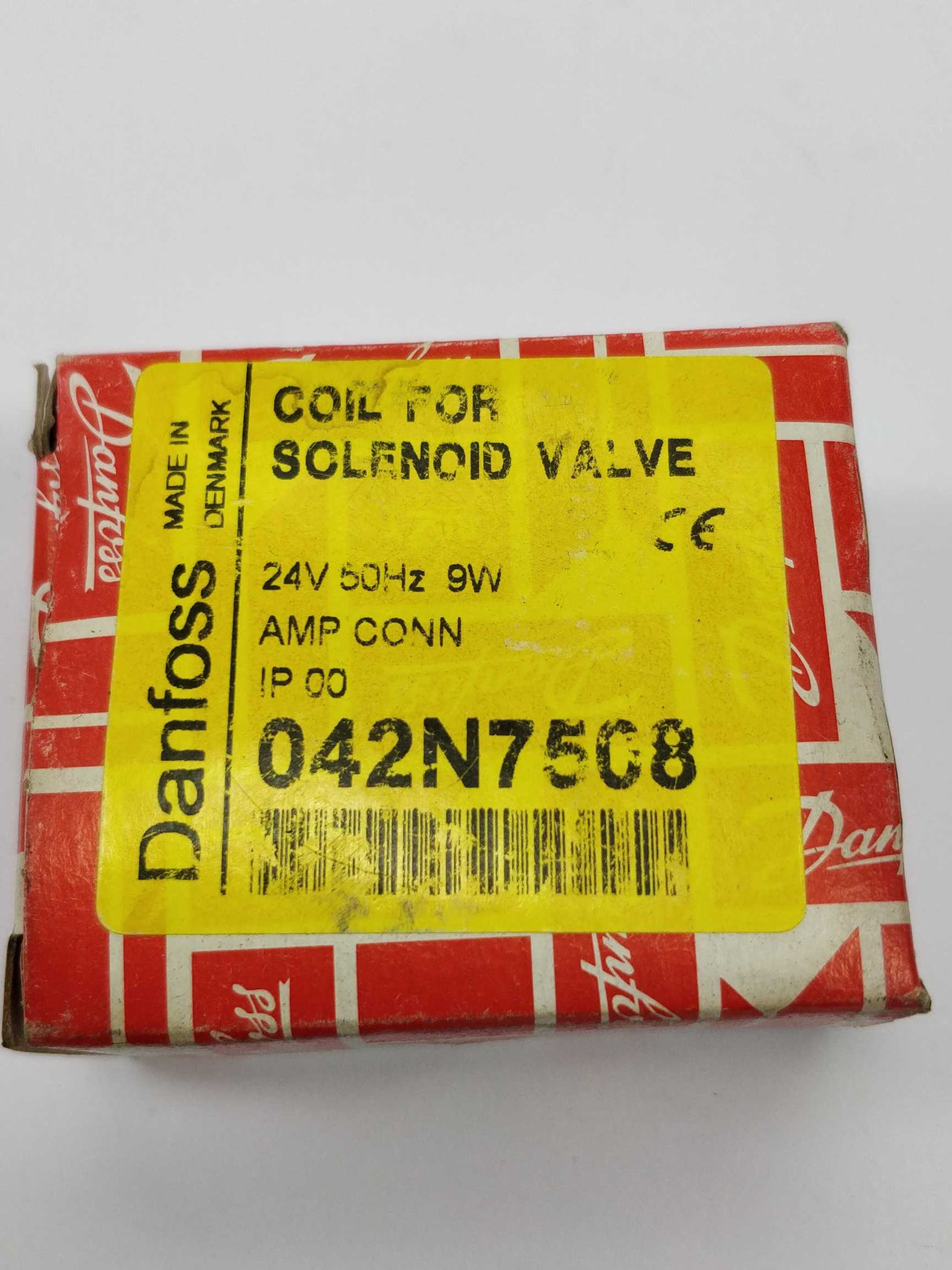 Danfoss 042N7508 Coil for solenoid valve 24VDC 50Hz 9W