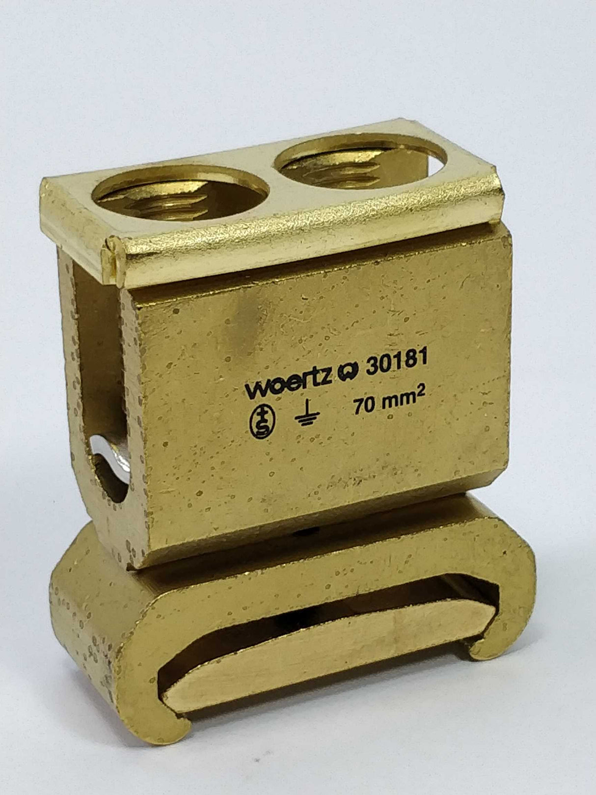 Woertz 30181 Bare earthing terminal 70mm² 2pcs