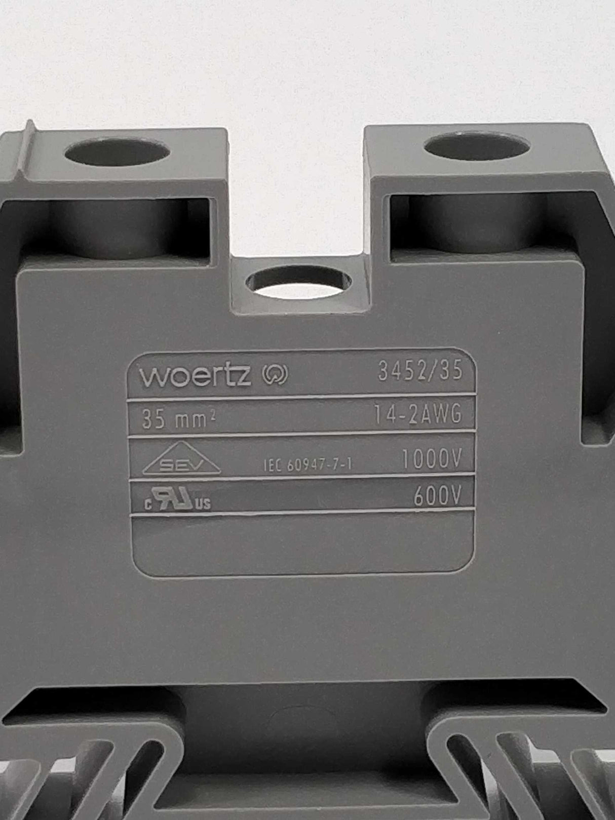 Woertz 3452/35GR Terminal 35mm² 8pcs