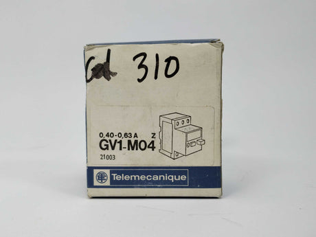 TELEMECANIQUE GV1-M04 Motor Circuit Breaker 0,40-0,63A