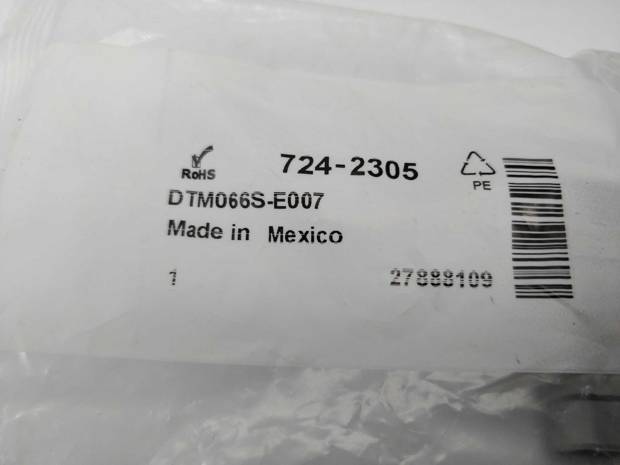 Deutsch DTM066S-E007 DTM connector 6-pole male Pack of 3