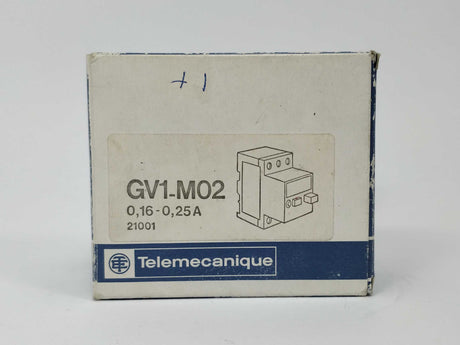 TELEMECANIQUE GV1-M02 Motor circuit breaker 0,16-0,25A