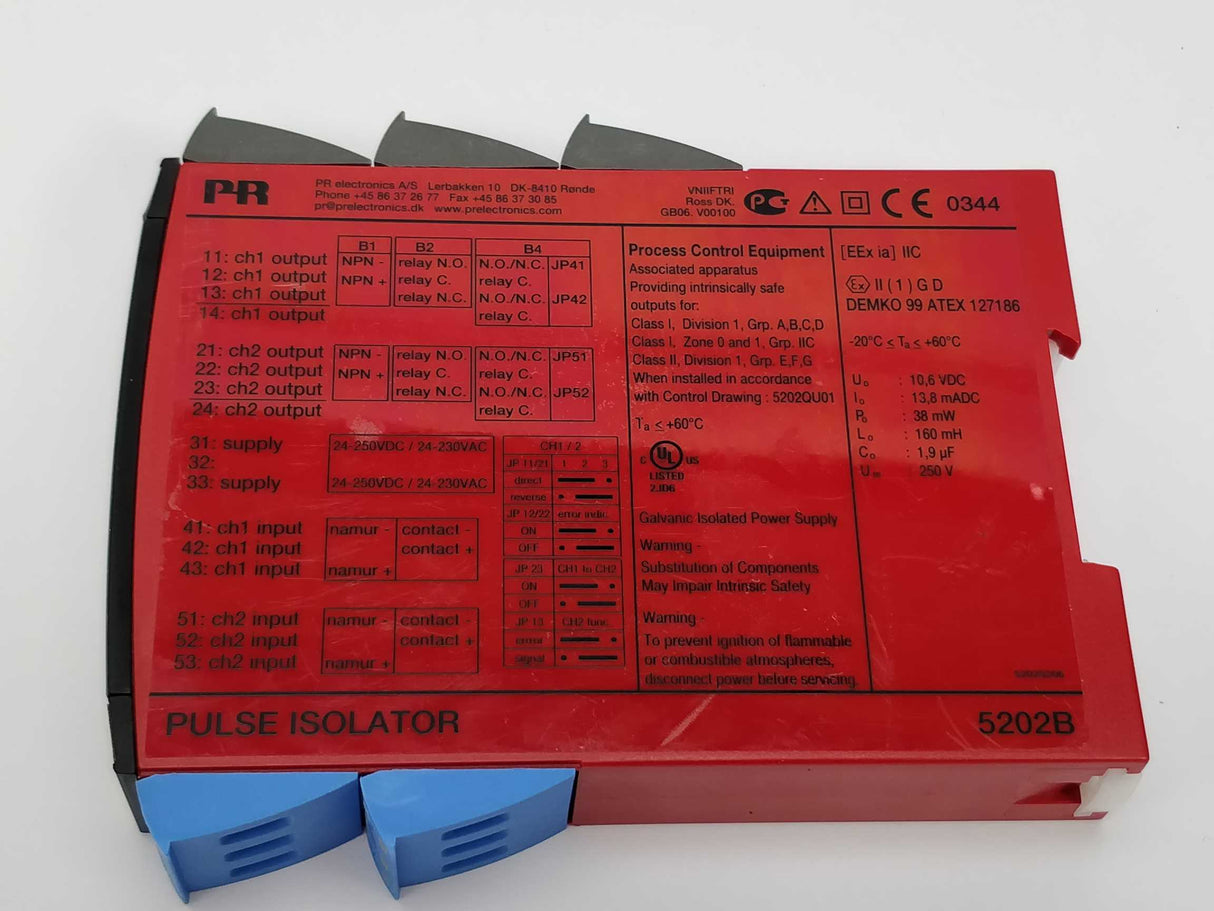 PR Electronics 5202B Pulse Isolator