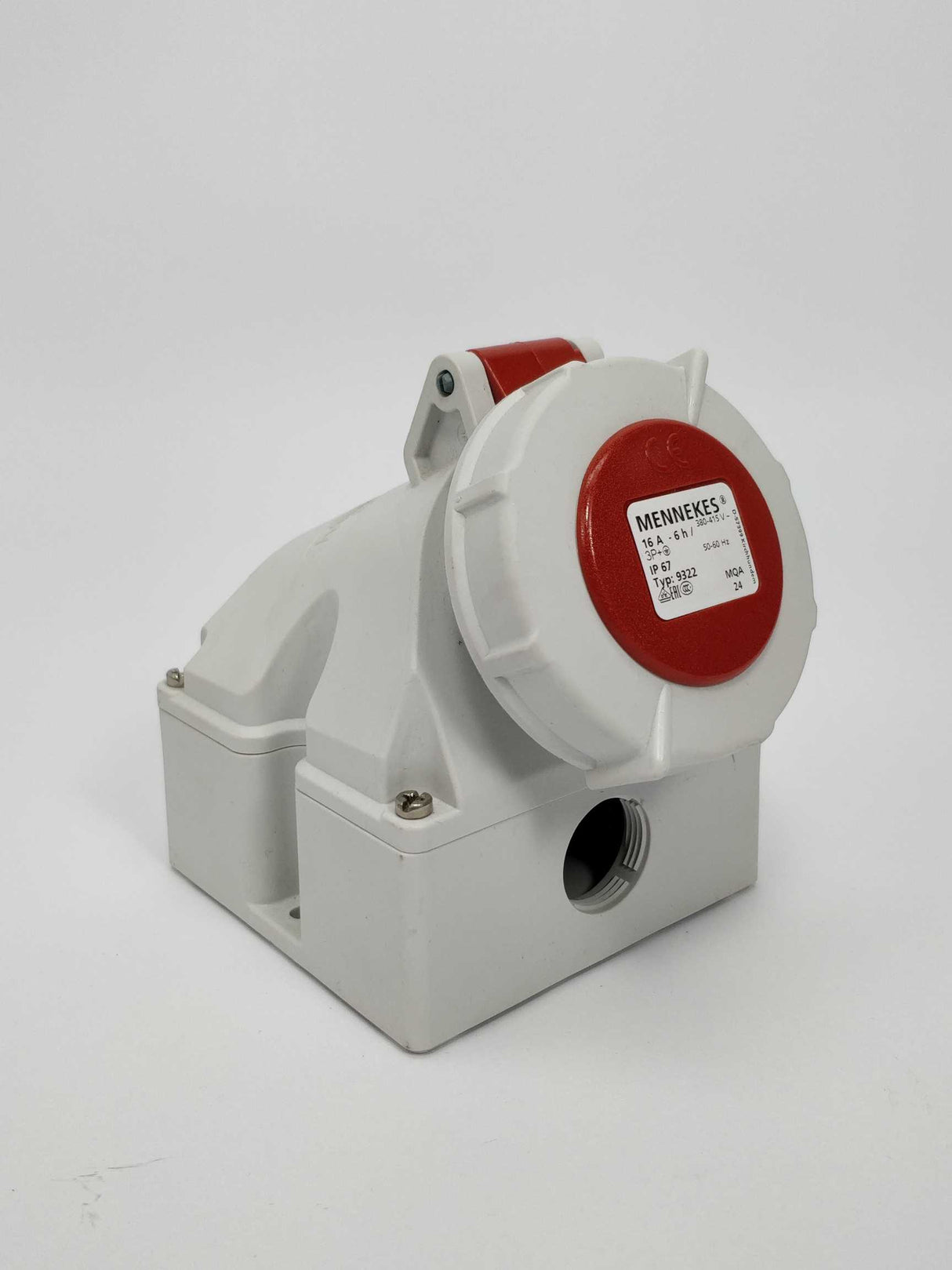 Mennekes 9322 16A-6h/380-415V 3P+ 50-60Hz