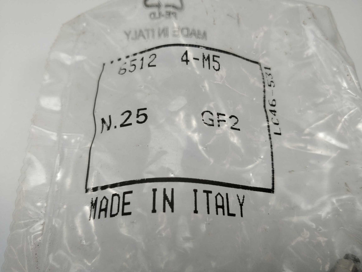 CAMOZZI 6512 4-M5 GF2 Male adapter 25 Pcs