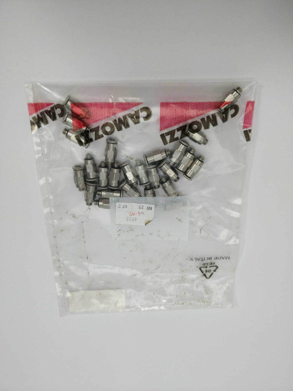 CAMOZZI 6512 4-M5 KF2 Male adapter 25 Pcs