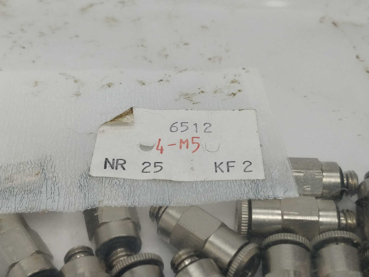 CAMOZZI 6512 4-M5 KF2 Male adapter 25 Pcs