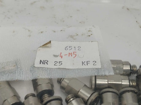 CAMOZZI 6512 4-M5 KF2 Male adapter 25 Pcs