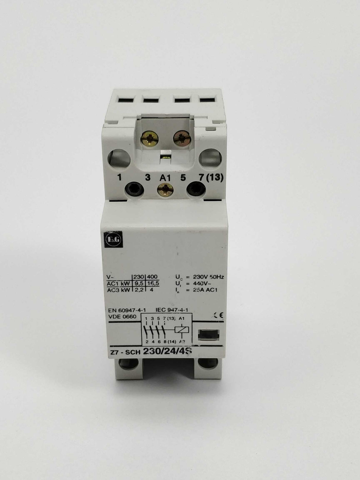F&G Z7-SCH 230/24/4S Installation contactor