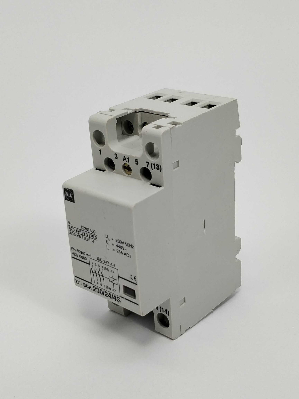 F&G Z7-SCH 230/24/4S Installation contactor