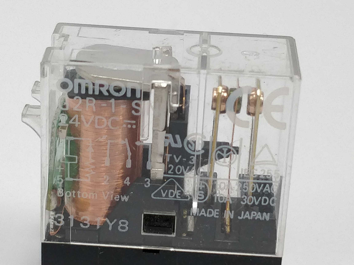 OMRON G2R-1-SN 24V coil voltagem 2 pcs batch