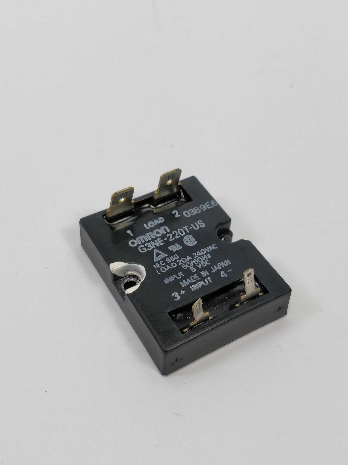 OMRON G3NE-220T-US Solid state relay, 5V "coil" Load: 240V 20A