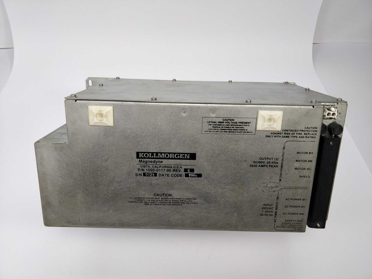 KOLLMORGEN 1000-0117-00 Rev. 6 Magnedyne motor drive