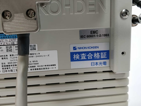 Nihon Kohden BSM-2401 WS-231P Patient Monitor (110V input)