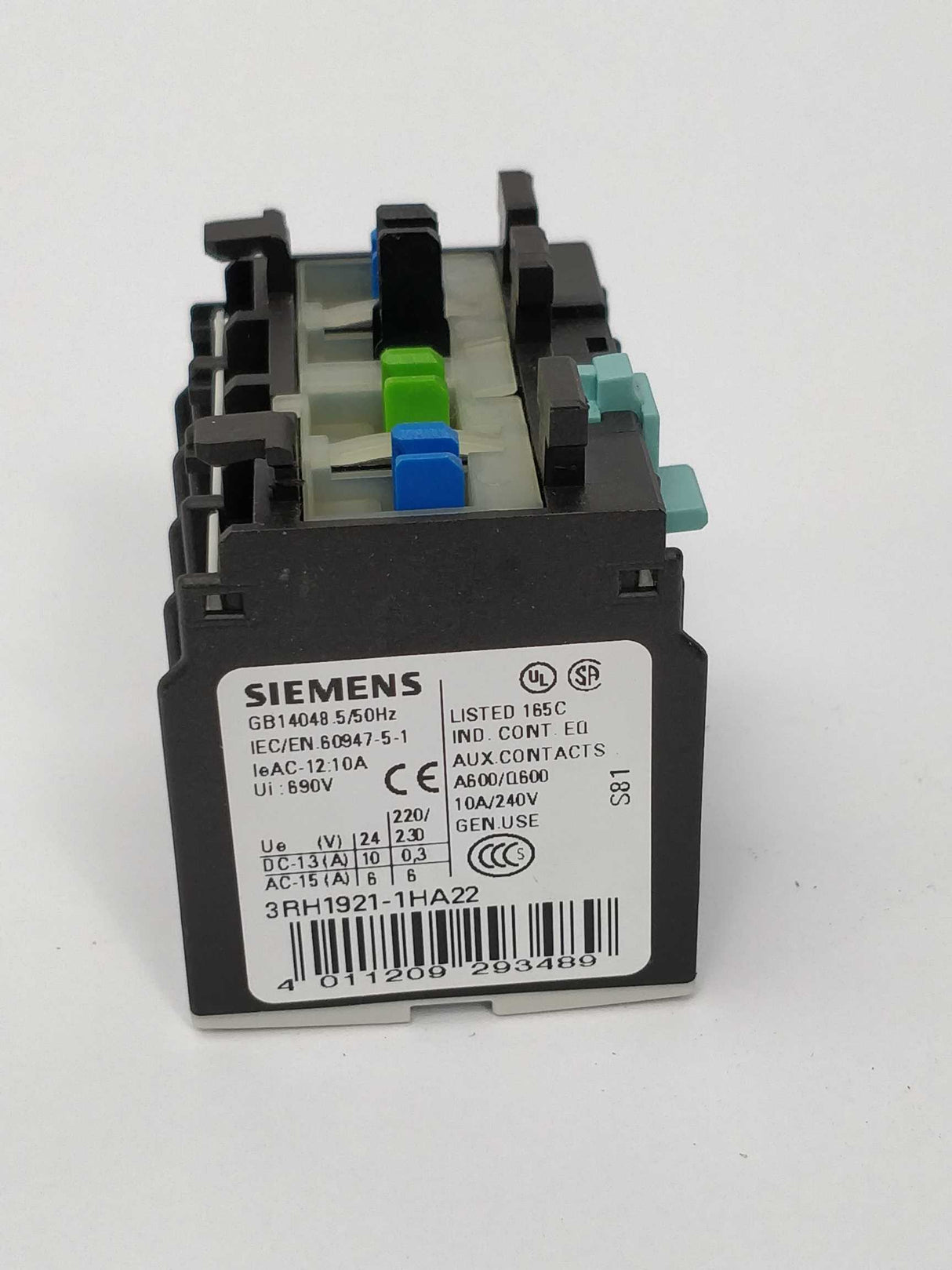 Siemens 3RH1921-1HA22 Auxiliary switch block E:06