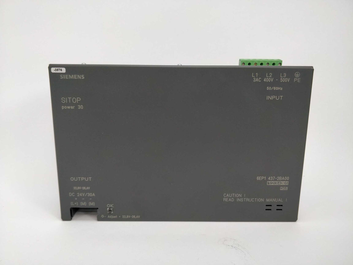 Siemens 6EP1437-2BA00 SITOP power 30 A E05