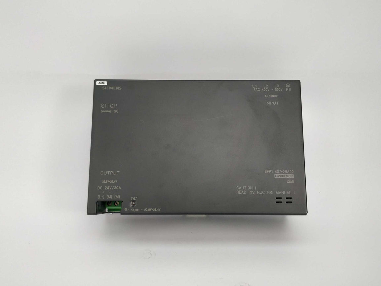 Siemens 6EP1437-2BA00 SITOP power 30 A E05