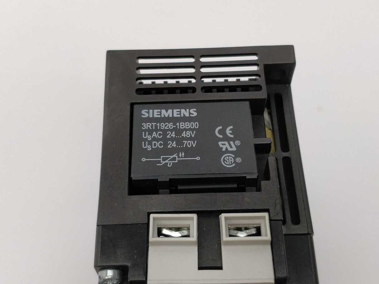 Siemens 3RT1034-1BB44 Power contactor E05 with 3RT1926-1BB00