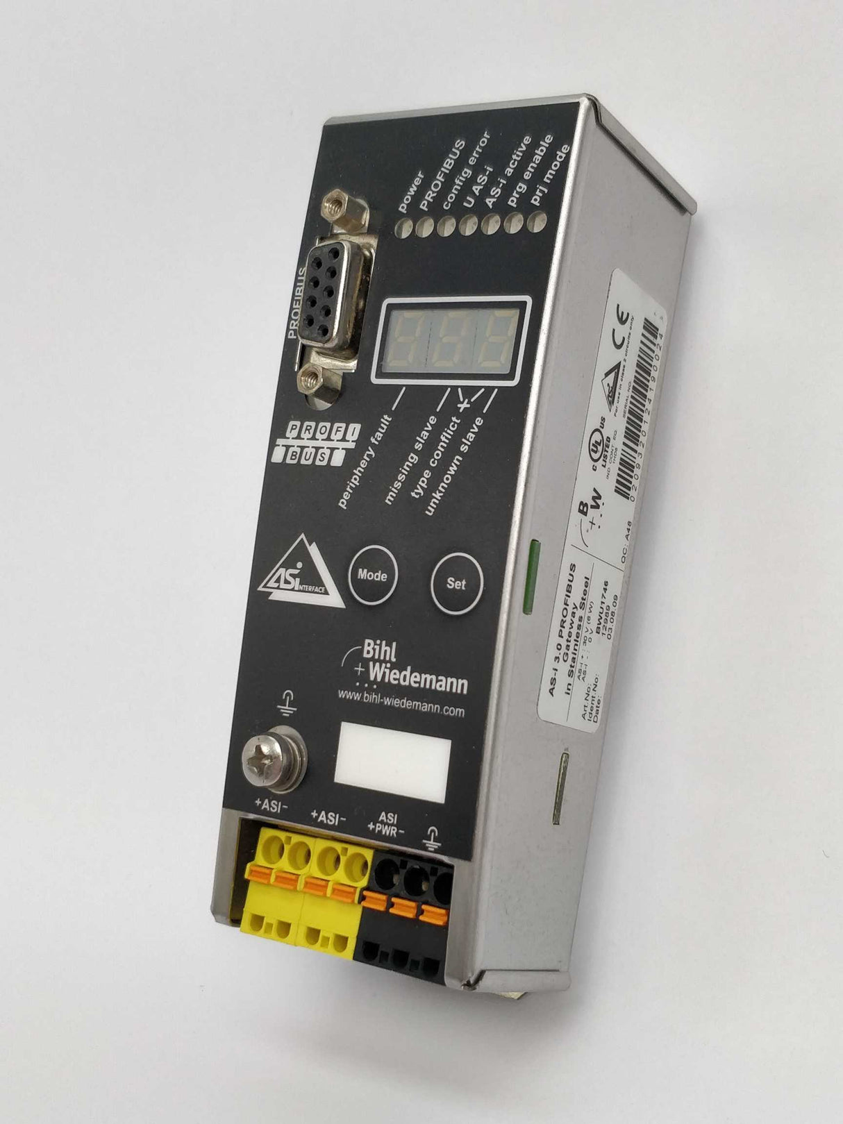 Bihl+Wiedemann BWU1746 ASi-3 PROFIBUS Gateway 12989