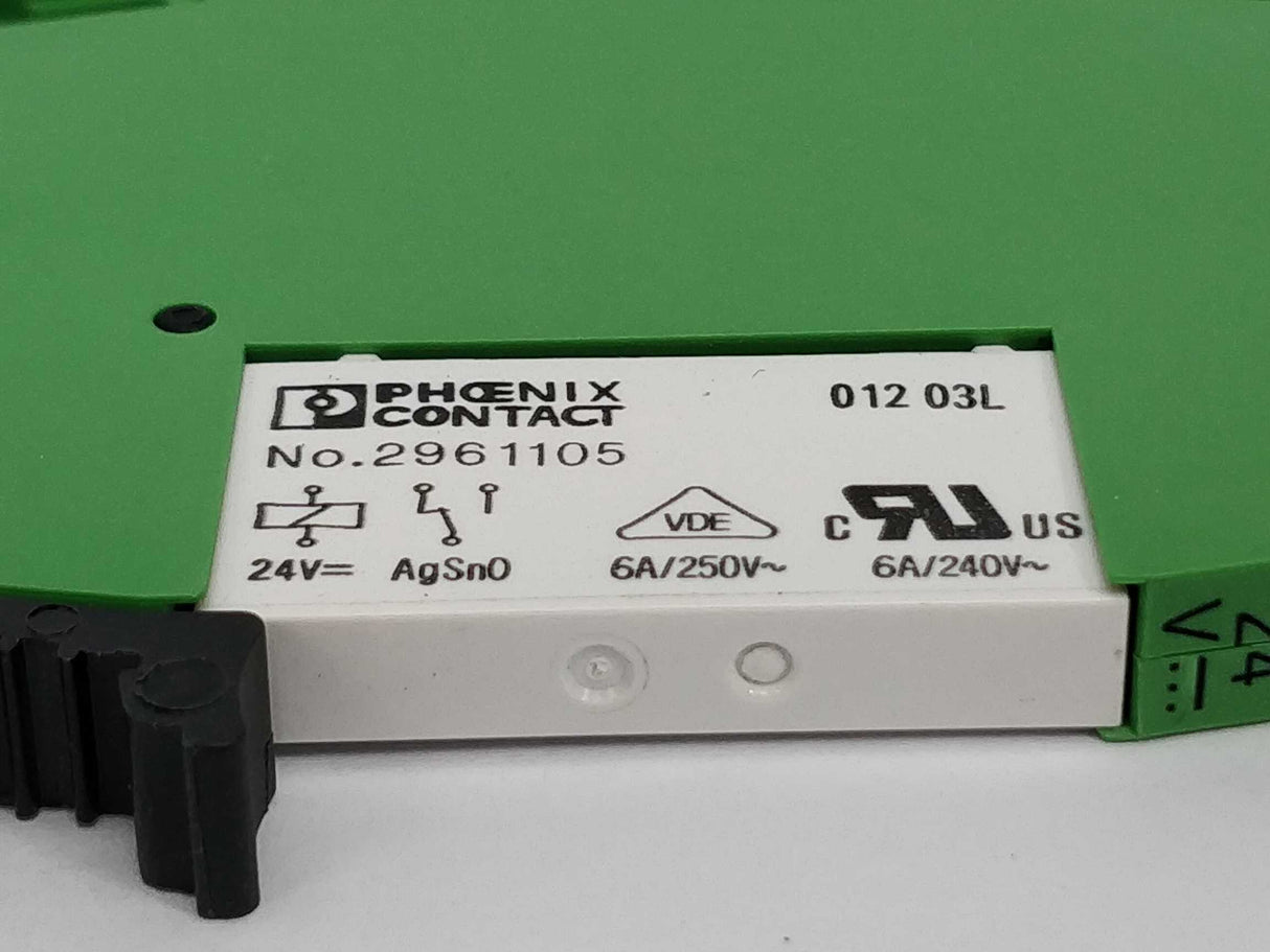 Phoenix Contact 2961105 2961105 Single relay with 2966058 Relay base 4 Pcs