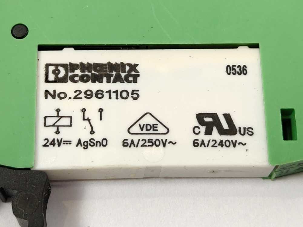 Phoenix Contact 2961105 REL-MR- 24UC/21 - ART-NR: 2966016 - Single relay 3 Pcs.