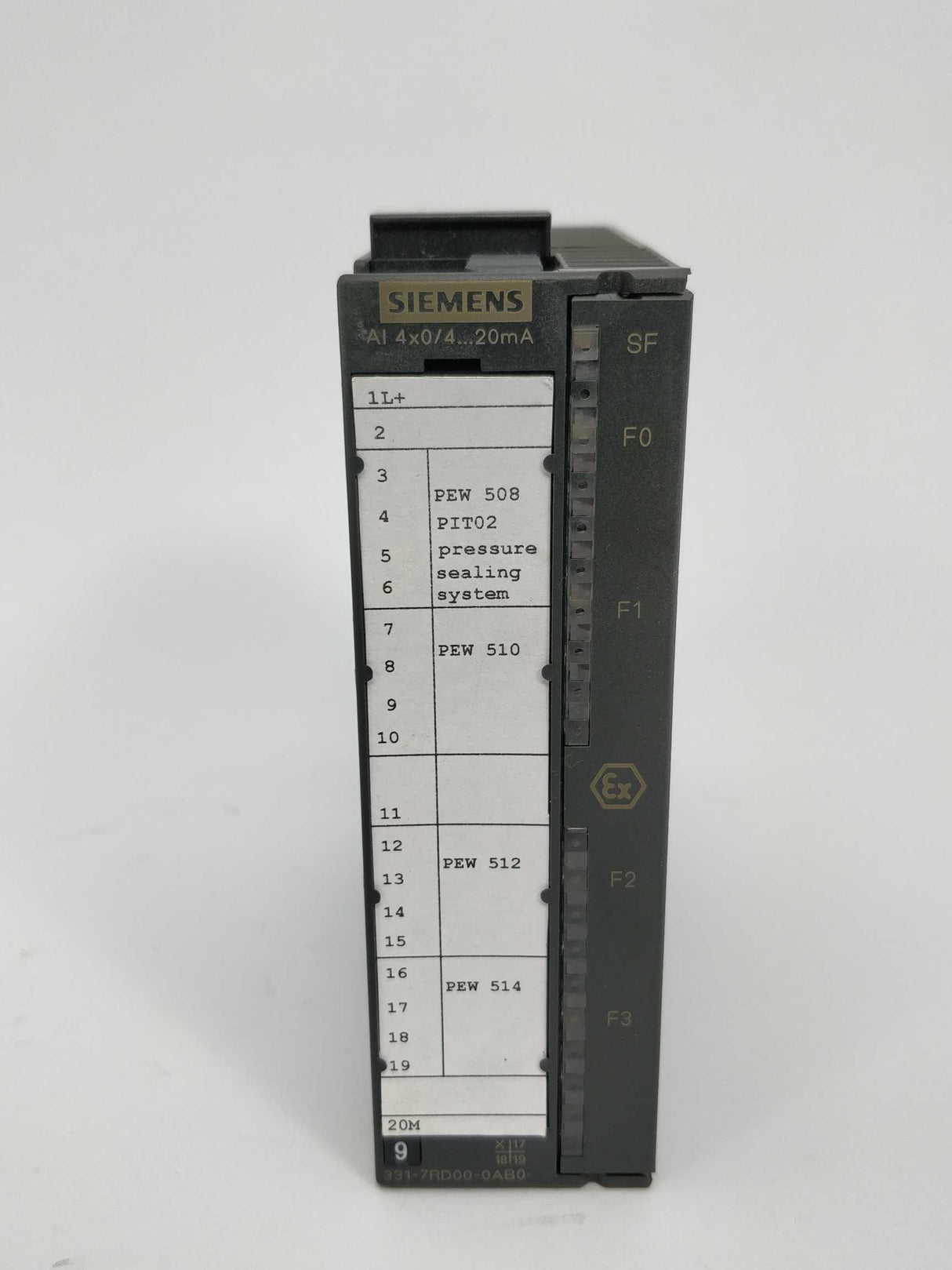 Siemens 6ES7 331-7RD00-0AB0 Analog input SM331 E:16