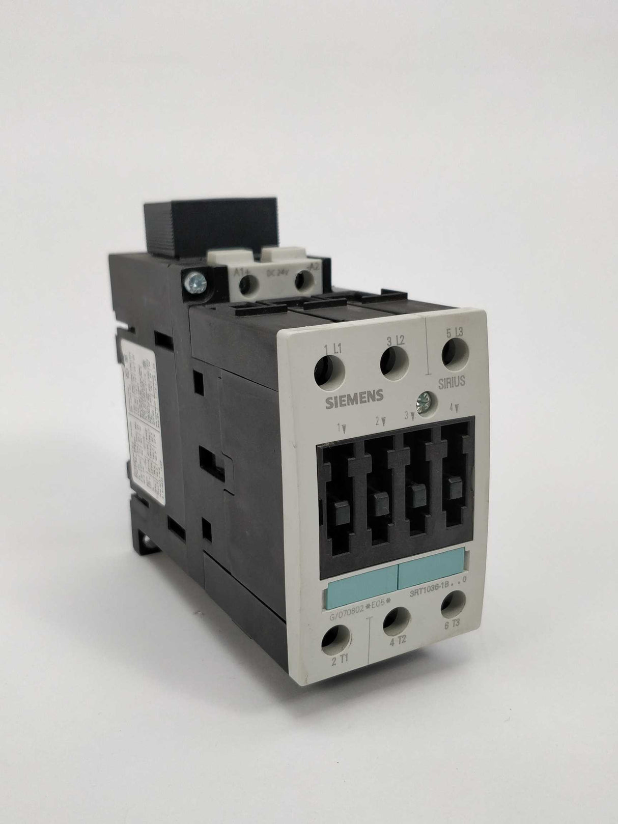Siemens 3RT1036-1BB40 Power contactor 3RT1936-1CB00