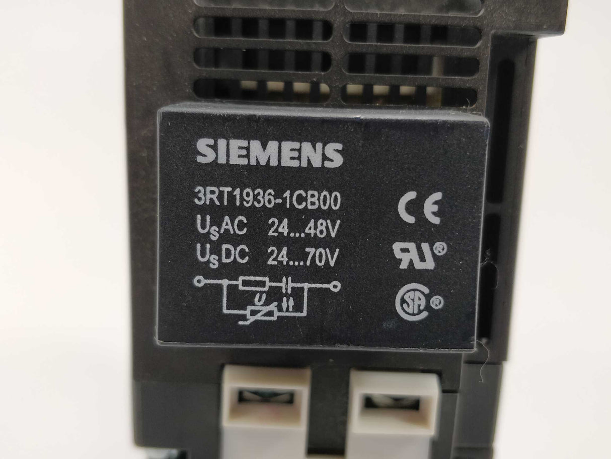Siemens 3RT1036-1BB40 Power contactor 3RT1936-1CB00